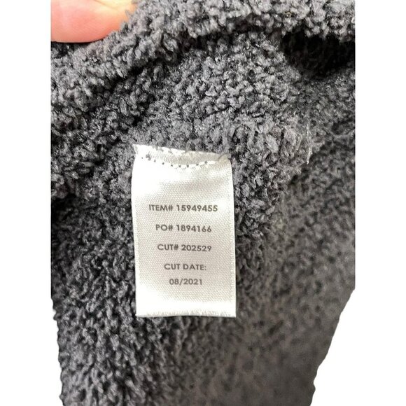 Torrid Teddy Long Sleeve Lounge Sweatshirt Relaxed Size 4X Plus Size 26 Black - Picture 5 of 6